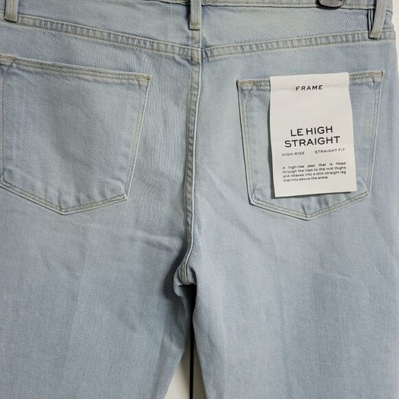 Frame le high straight jeans 27 - Picture 9 of 16